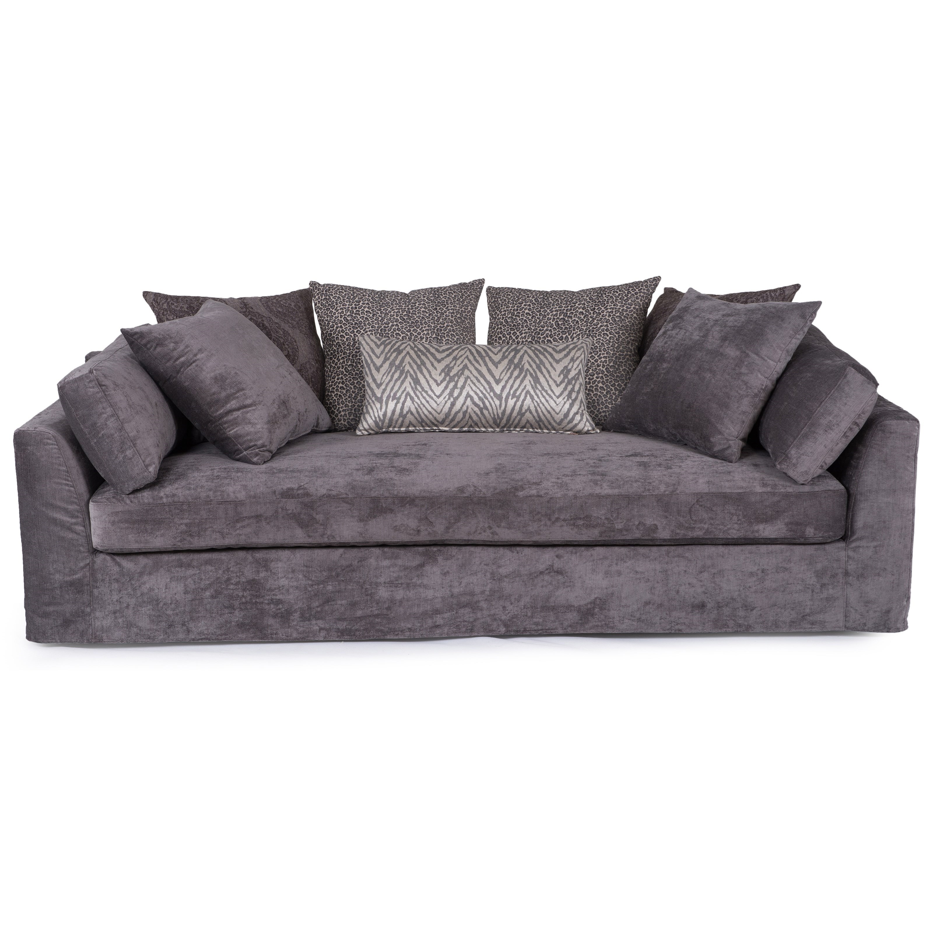 1397 Slipcover Sofa With Bench Style Seat Reeds Furniture Sofas