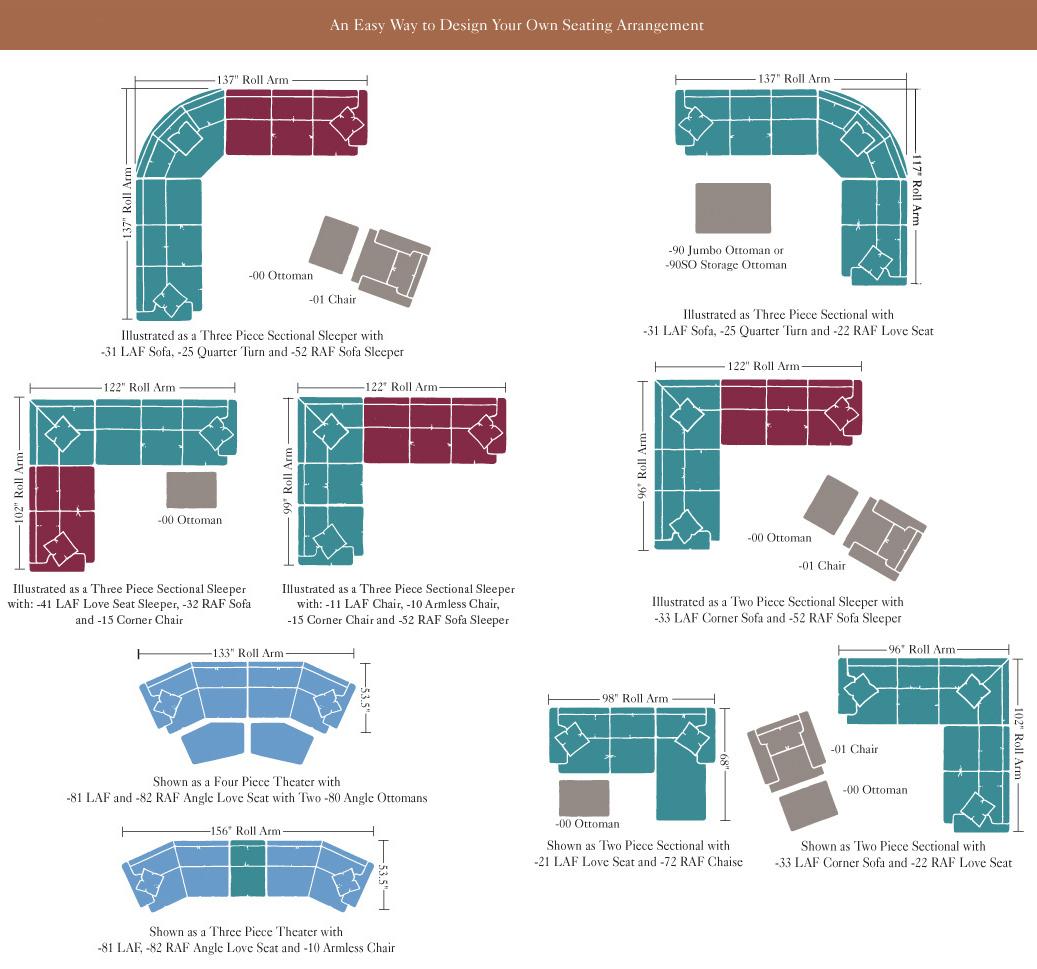 Taylor King Casual Corners Customizable Upholstered Sectional Sofa Design Interiors Sofa