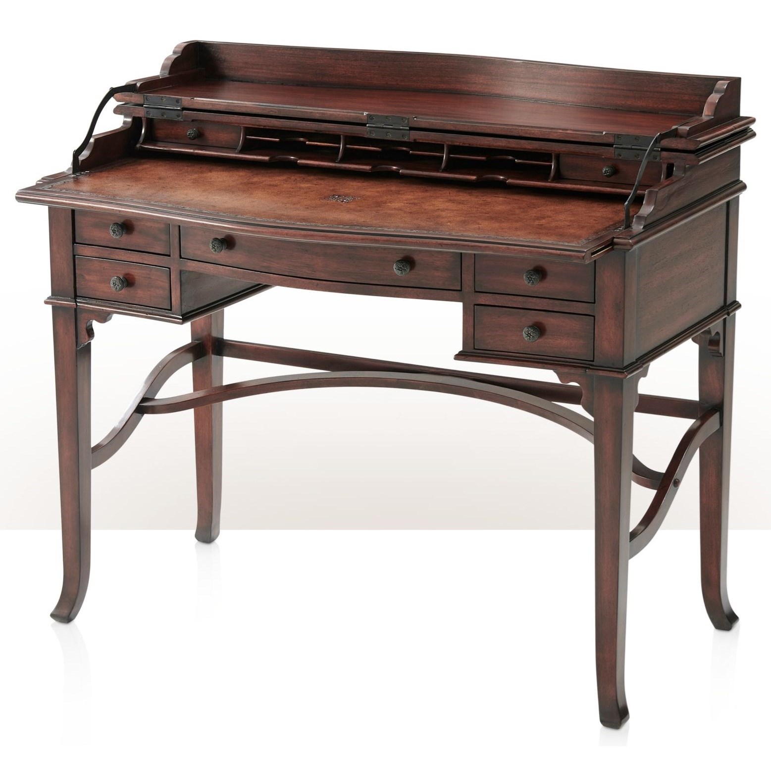 Theodore Alexander Desks 7100011BD Traditional Victorian Campaign Desk