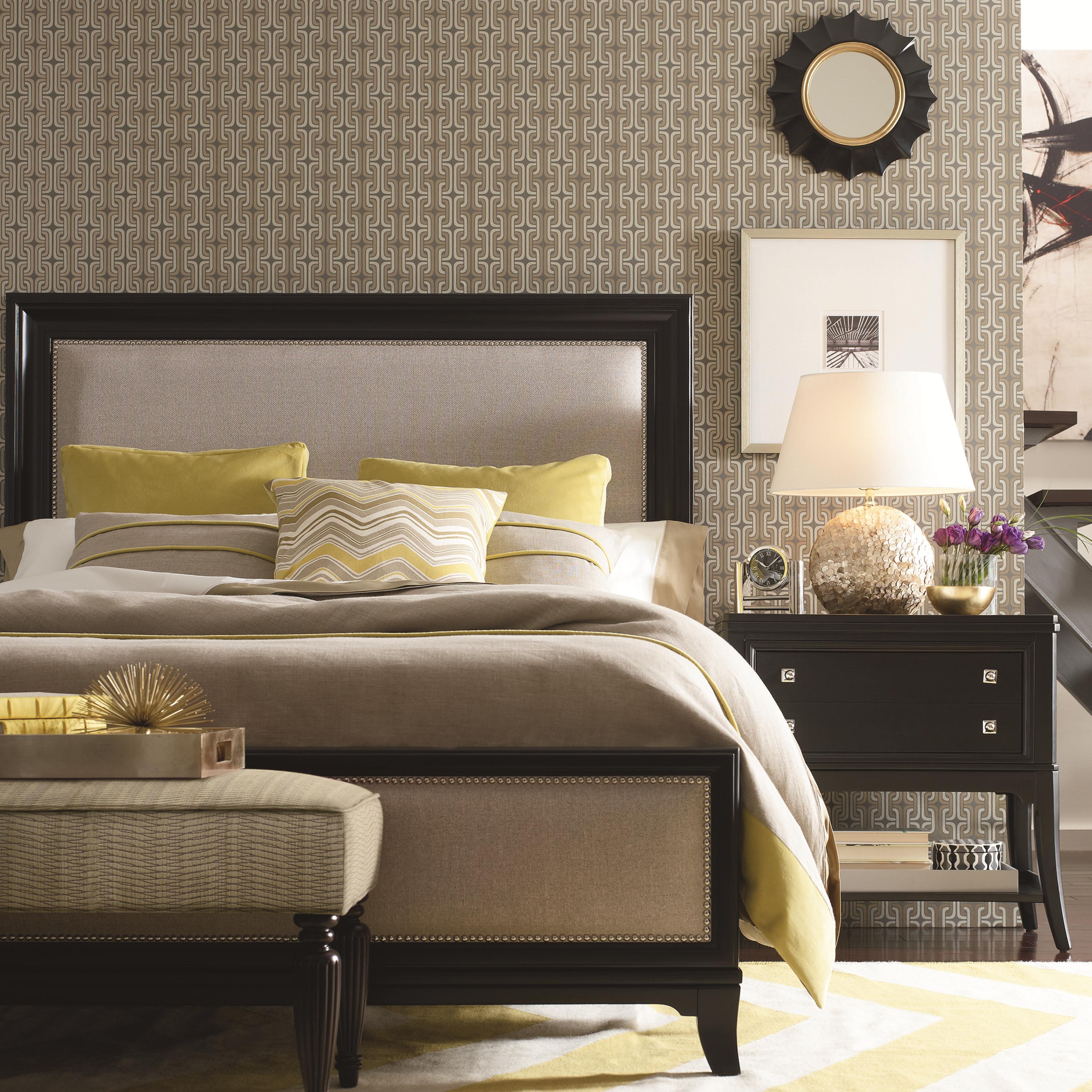 Thomasville® Manuscript Queen Upholstered Panel Bed Baer's Furniture