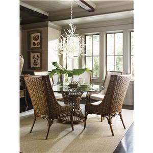 Tommy Bahama Home Bali Hai Tropical 7 Piece Dining Set