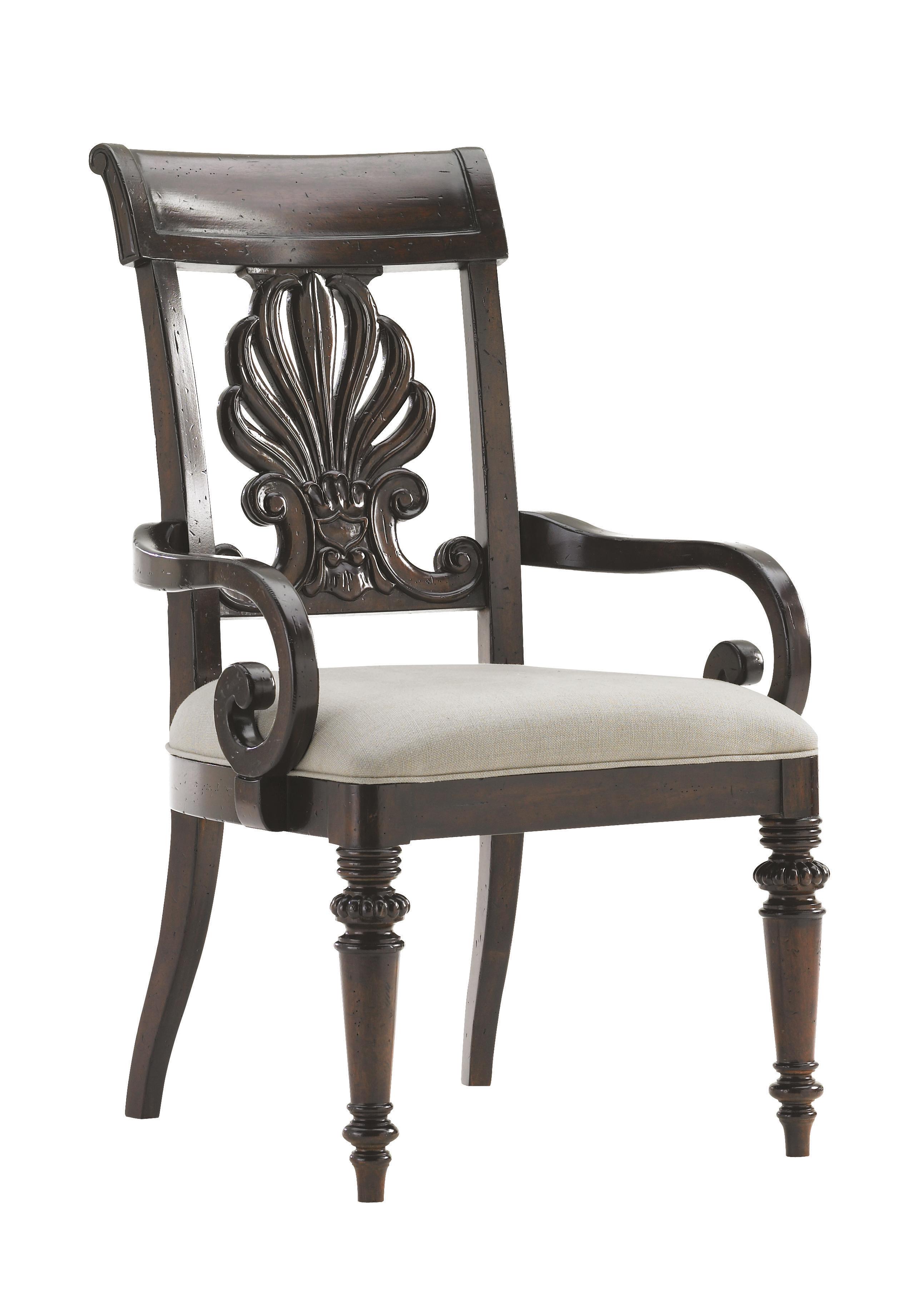 Tommy Bahama Home Island Traditions Chester Carved Arm Chair