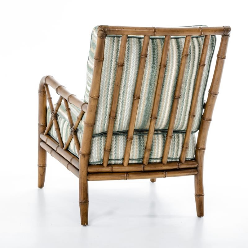 Tommy Bahama Home Ivory Key 157611 Heydon Chair with Bamboo Style Frame Baer's Furniture