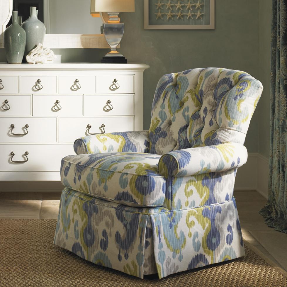 Tommy Bahama Home Ivory Key 753311 Long Bay Chair with Tufted Back Baer's Furniture