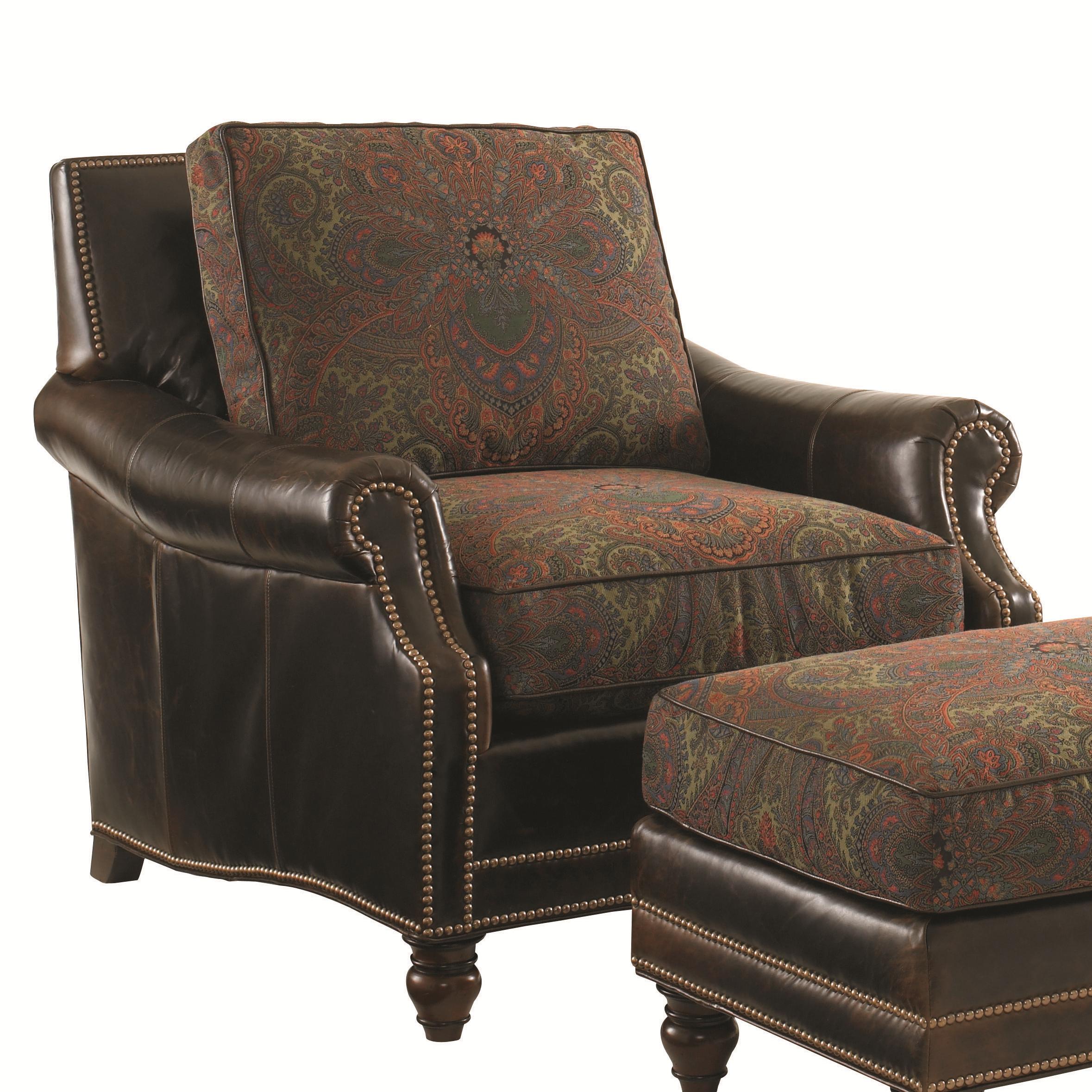 Tommy Bahama Home Landara Shoal Creek Chair With Turned Legs