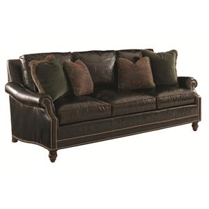 Leather Sofas Tampa St Petersburg Clearwater Florida Tommy Bahama Home Landara Shoal Creek Sofa