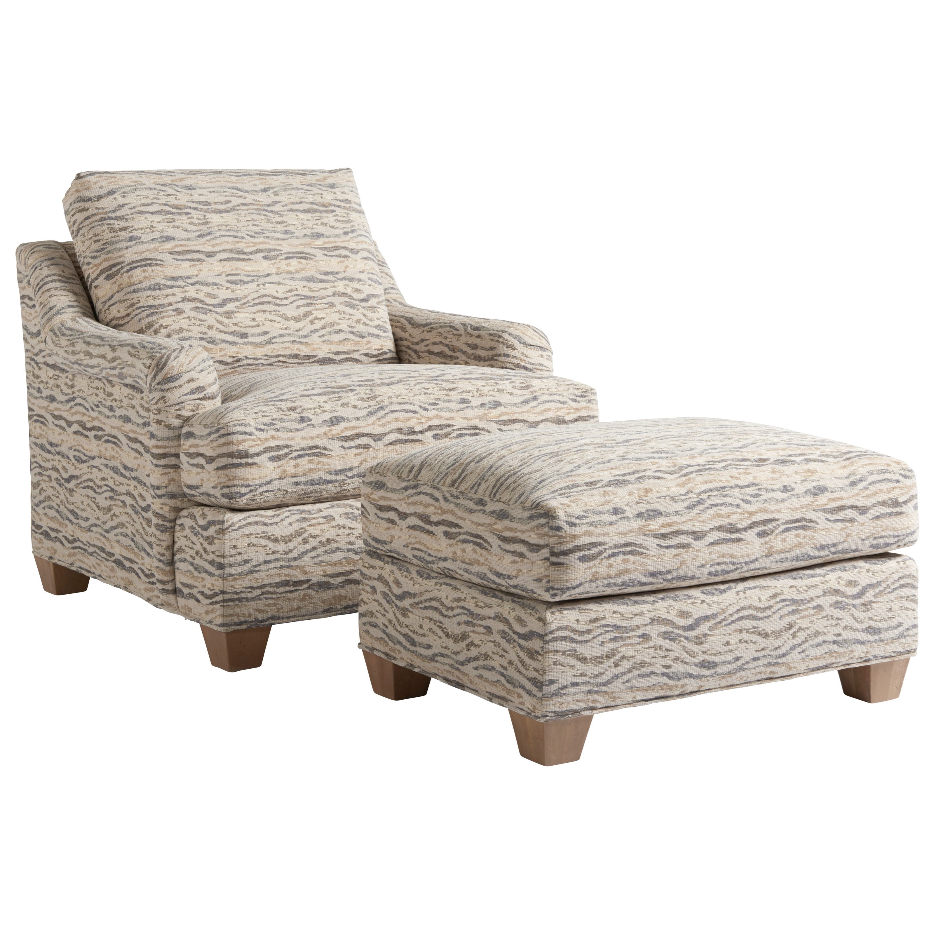 Tommy Bahama Home Los Altos Barton Transitional Chair And Ottoman Tommy Bahama Home Los Altos Barton Transitional Chair And Ottoman Set Belfort Furniture Sets