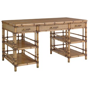 Home Office Furniture Naples Fl 2 home office view more photos Tommy Bahama Home Twin Palms St Vincent Pedestal Desk Home Office Furniture Naples Fl 2 modern home office furniture showroom stores in boca raton Tommy Bahama Home Twin Palms St Vincent Pedestal Desk