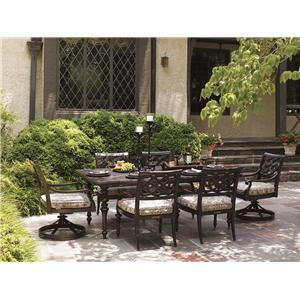 Tommy Bahama Outdoor Living Black Sands Outdoor Dining Set