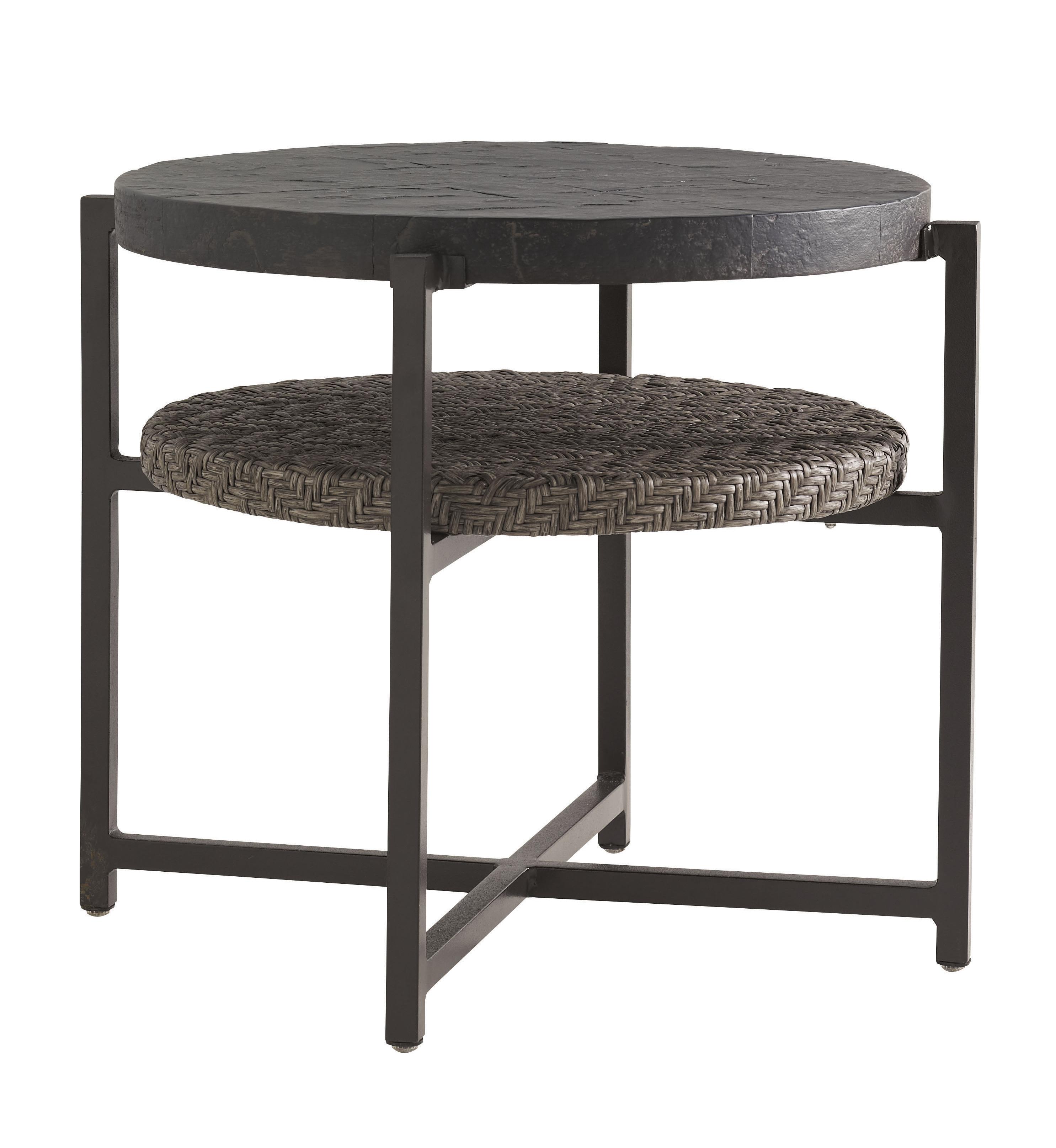Tommy Bahama Outdoor Living Blue Olive 3230950 Round End Table w