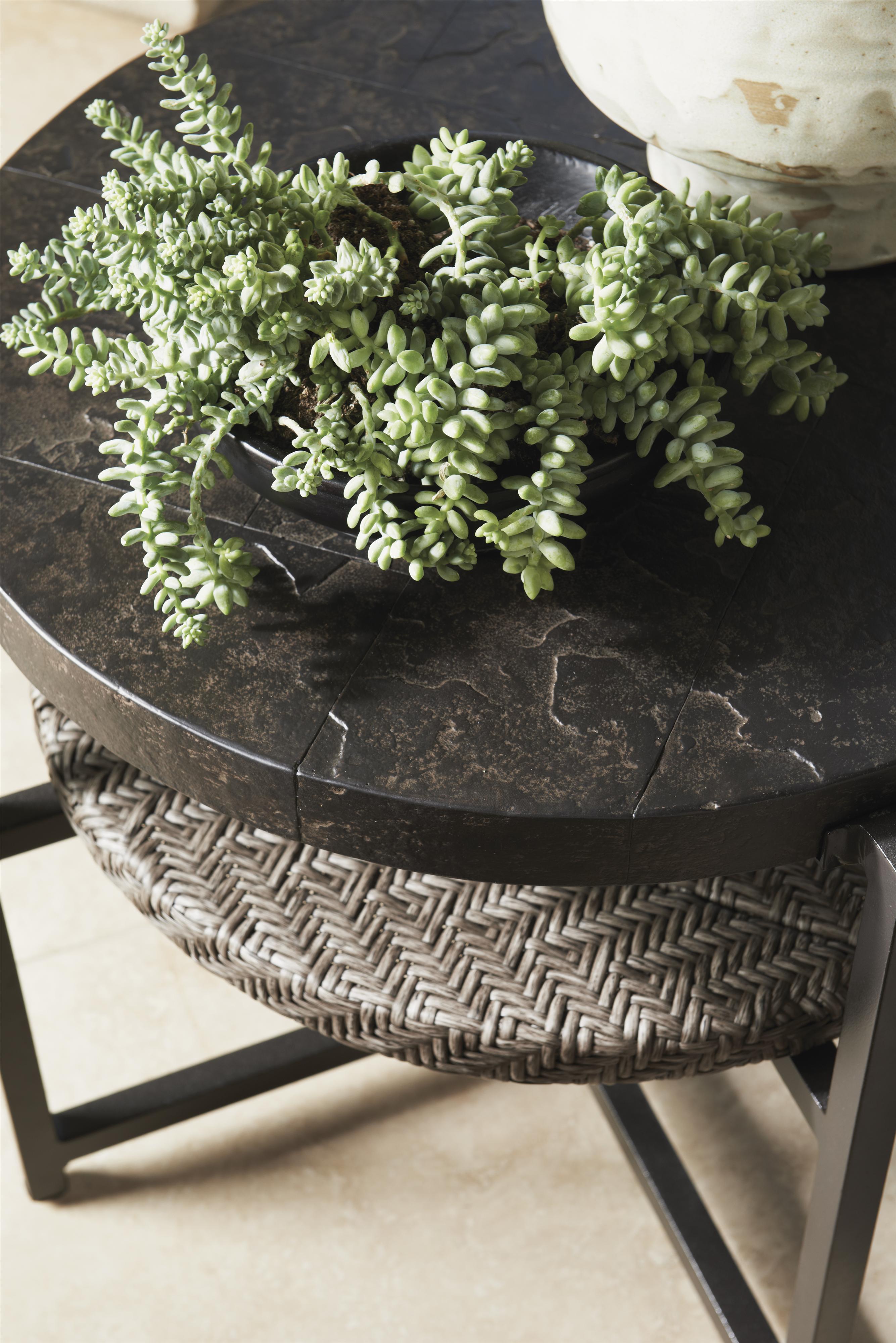 Tommy Bahama Outdoor Living Blue Olive 3230950 Round End Table w