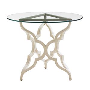 Tommy Bahama Outdoor Living Misty Garden Round Breakfast Table w/ Glass Top