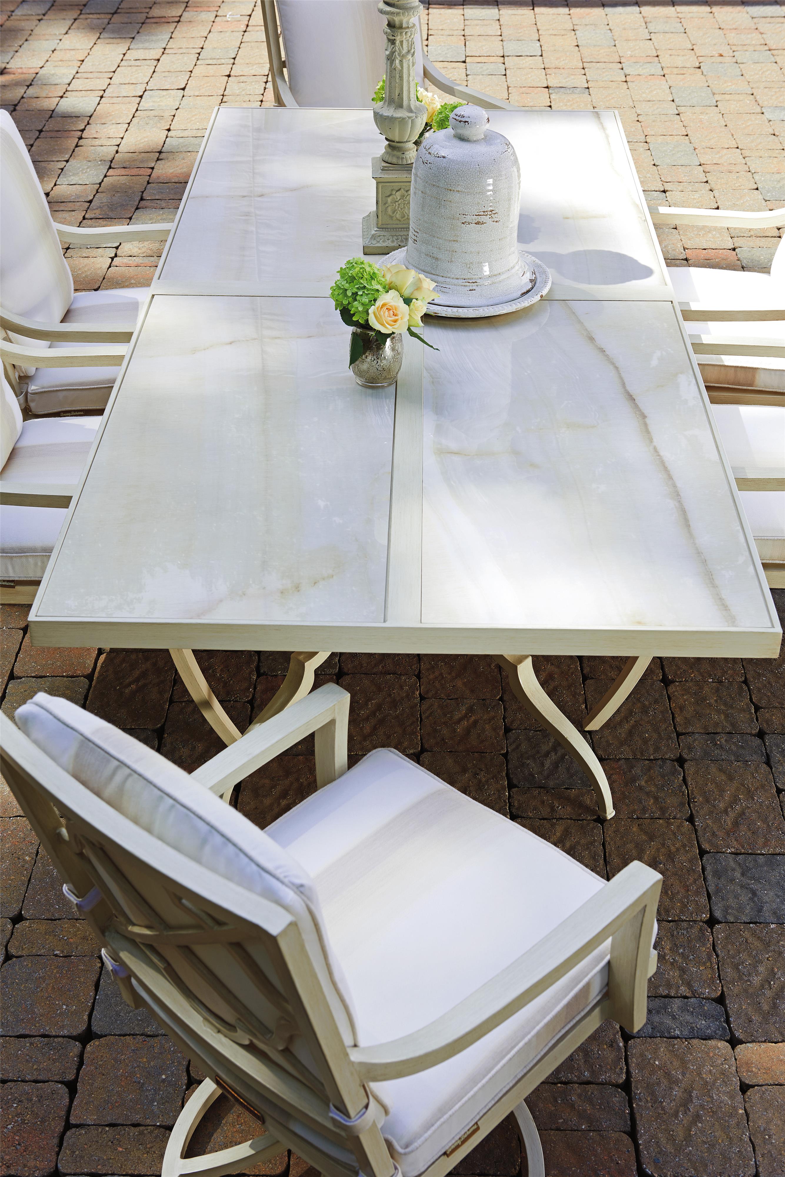 Tommy Bahama Outdoor Living Misty Garden Nine Piece Outdoor Dining Set