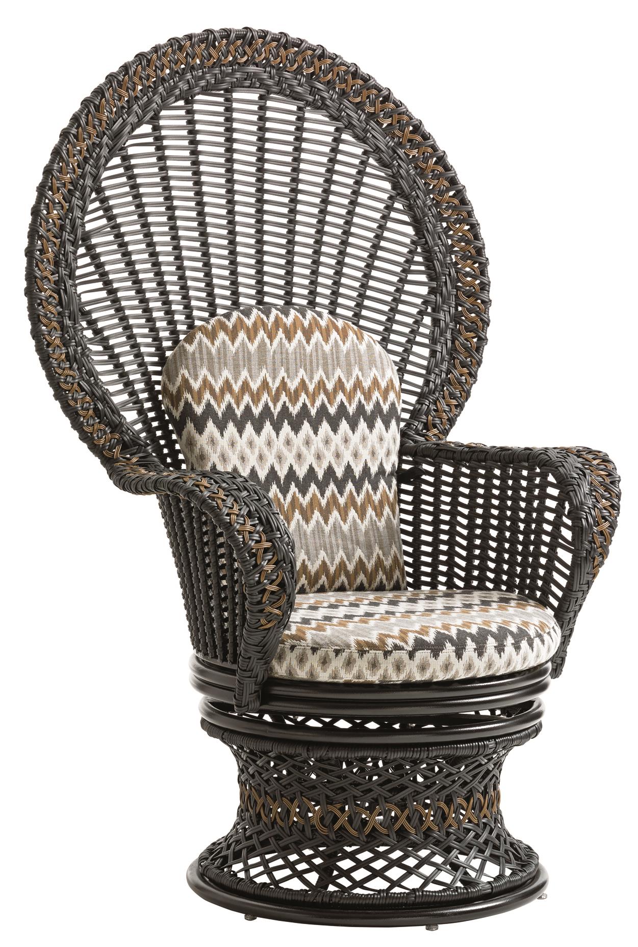 Tommy Bahama Outdoor Living Marimba Outdoor Swivel Upholstered Fan