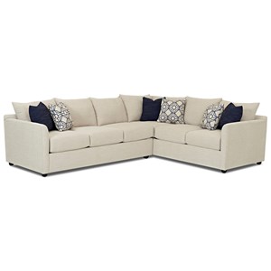 Trisha Yearwood Home Collection by Klaussner Atlanta Sectional Sofa