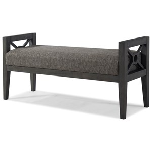 Trisha Yearwood Home Collection by Klaussner Music City "Thinking About You" Bed Bench