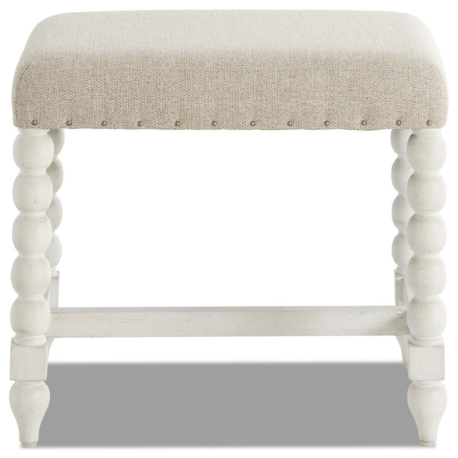 Trisha Yearwood Home Collection By Klaussner Nashville 749 921 Stool Broadway Vanity Stool Sam Levitz Outlet Vanity Stools Vanity Chairs