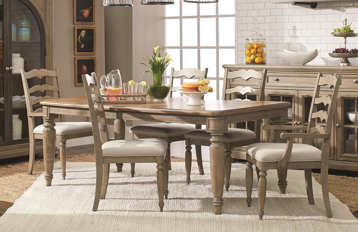 Trisha Yearwood Home Collection By Klaussner Nashville 5 Piece Dining Set Includes Table And 4 Side Chairs Darvin Furniture Dining 5 Piece Sets