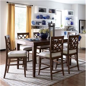 trisha yearwood home collection by klaussner trisha yearwood home 7pc counter height table stool set - Kitchen Counter Tables trisha yearwood home collection by klaussner trisha yearwood home 7pc counter height table stool set - Kitchen Counter Tables