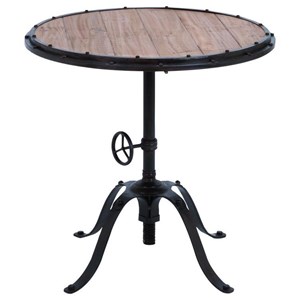 Uma Enterprises Inc Boulevard Home Furnishings St George Tables By Uma Enterprises Inc Metal Wood Round Table