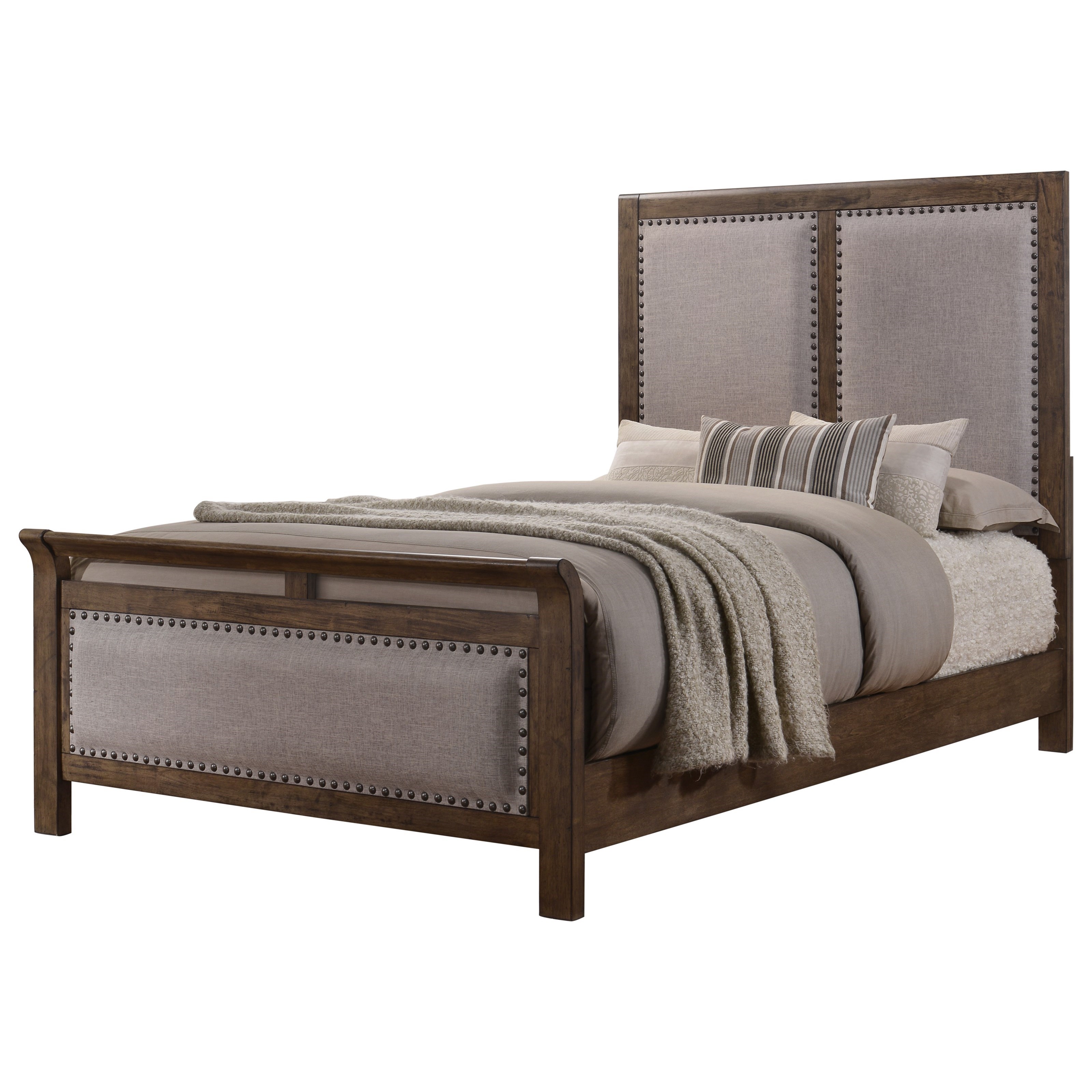 United Furniture Industries Carlton 1040 Transitional King Bed With United Furniture Industries Carlton 1040 King Bed Item Number 66 67