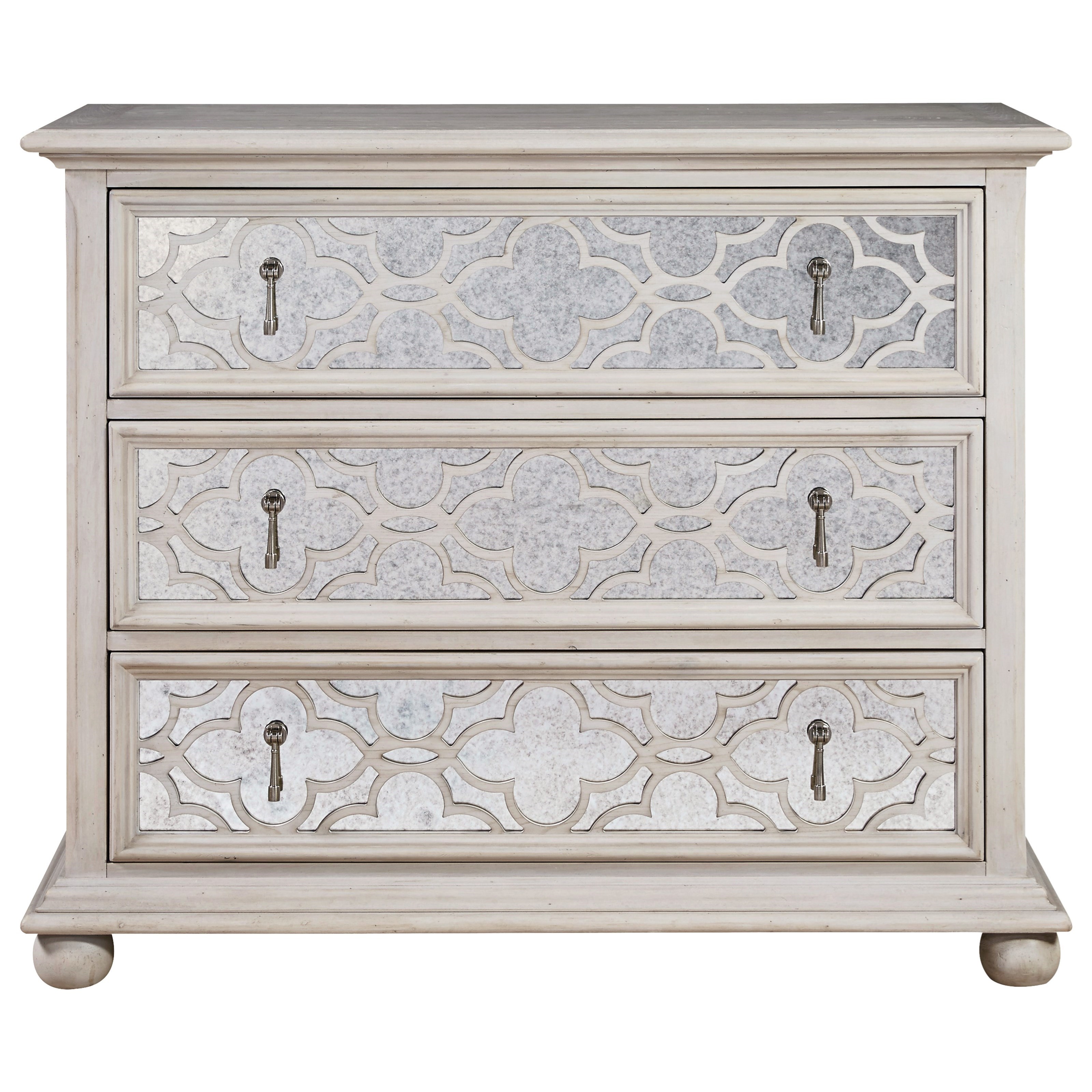 Universal Élan 637845 Traditional Hall Chest With Mirrored Drawer Traditional Hall Chest