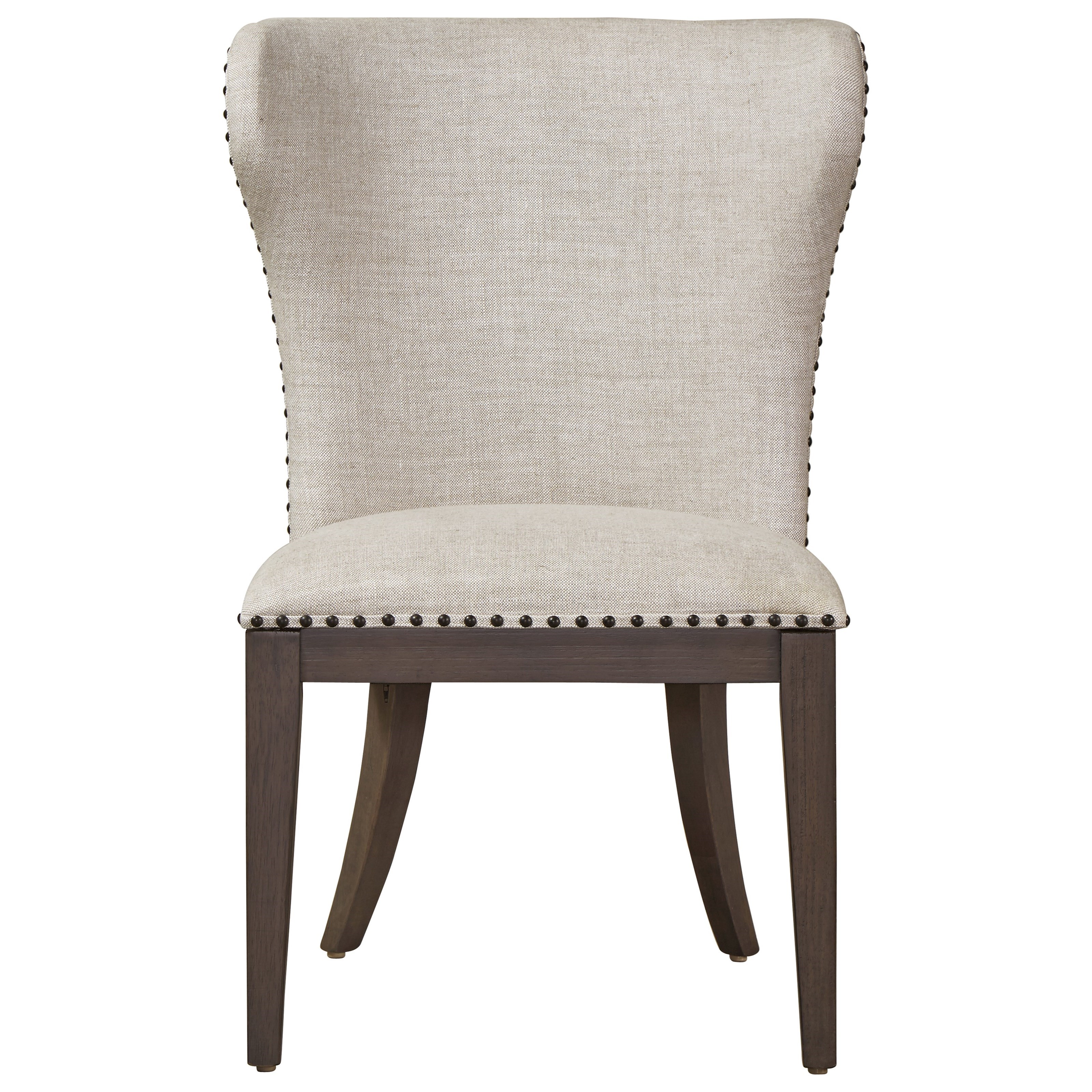 Universal Curated Bladwin Upholstered Side Chair with Nailhead Tack