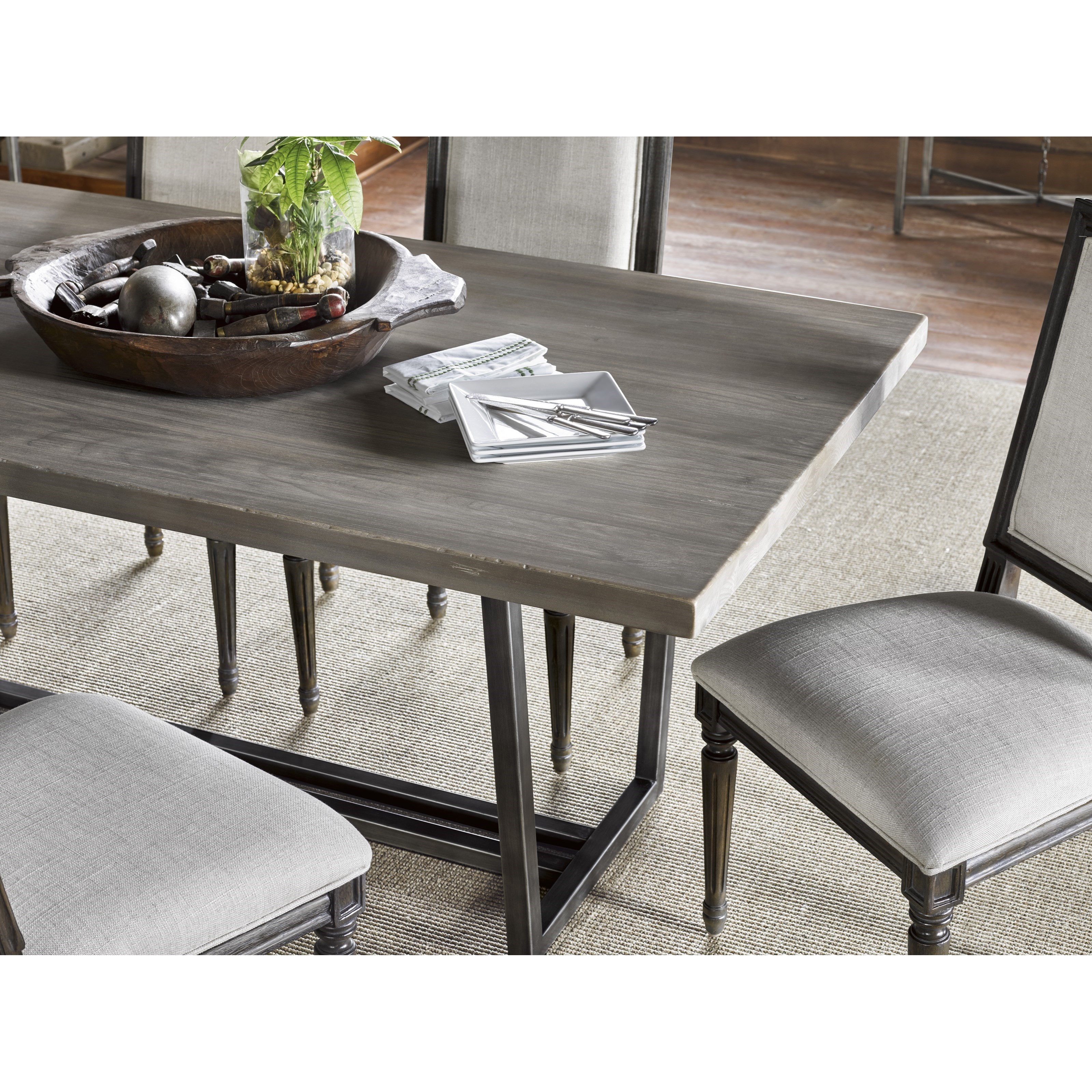 Universal Curated Sedgwick Table with Metal Base Belfort Furniture