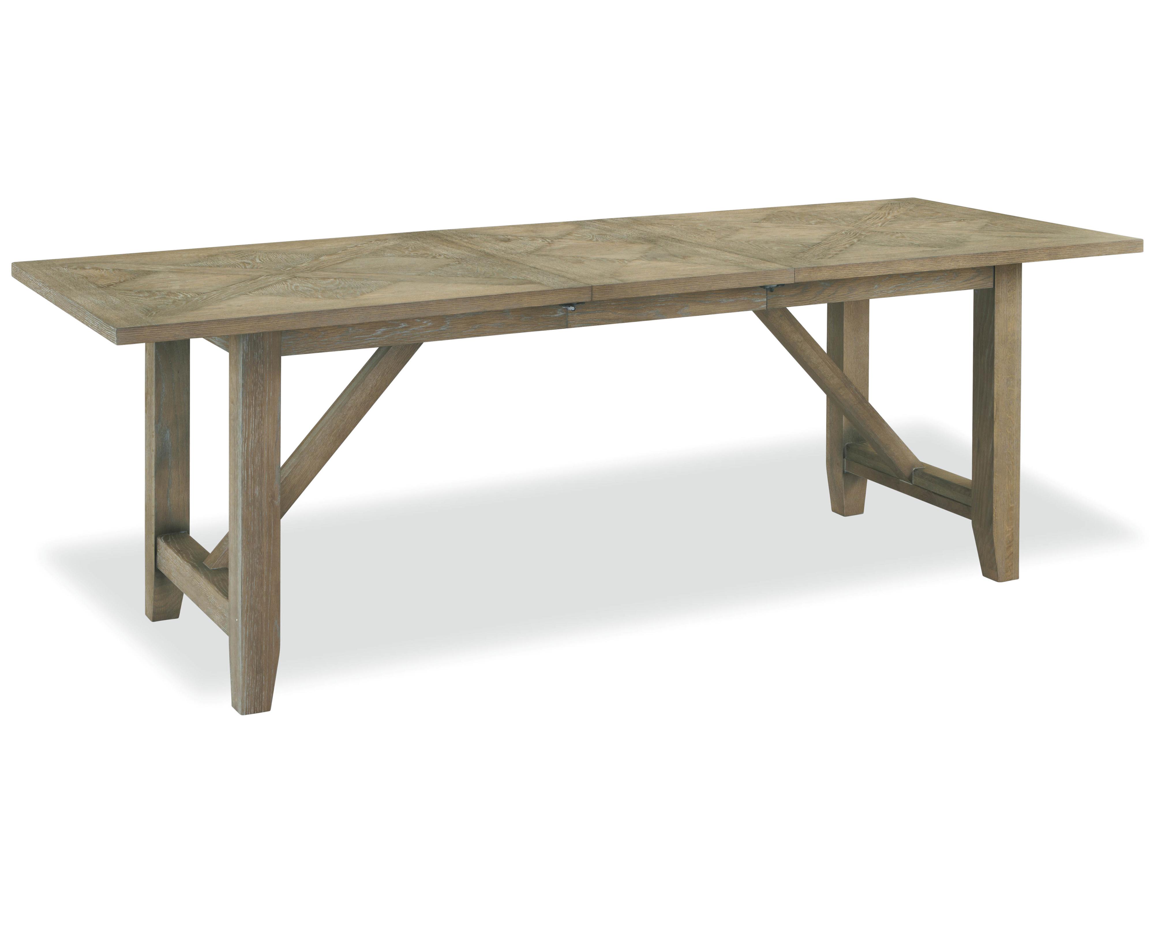 Universal Curated Chelsea Kitchen Table with Trestle Base Furniture