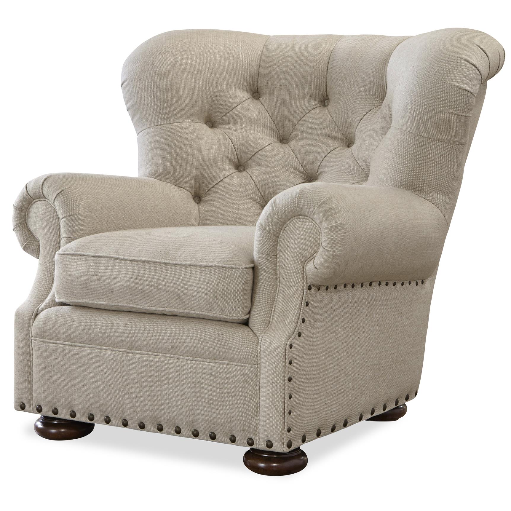 Universal Maxwell Traditional Chair with Rolled Arms Reeds Furniture