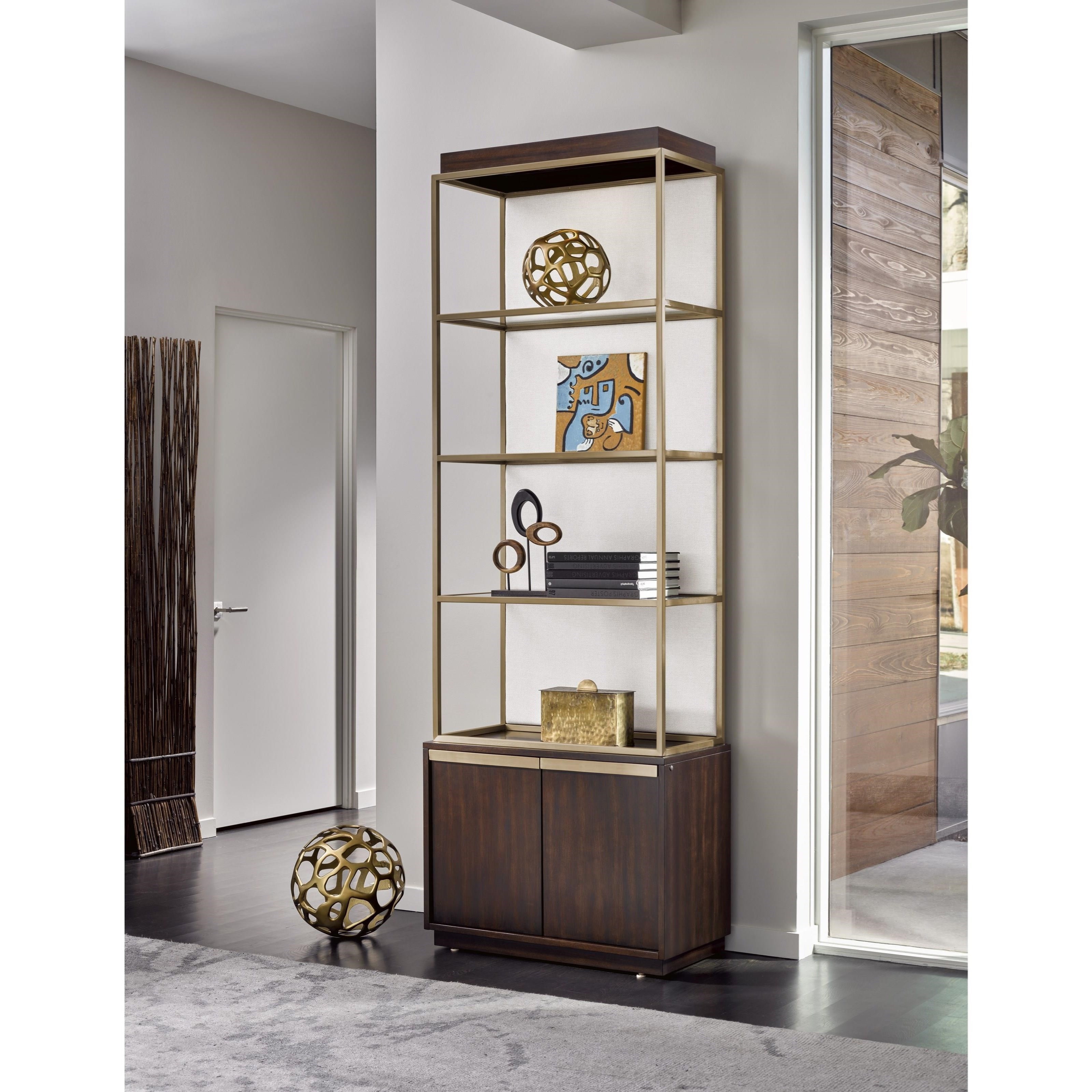 universal modern bronze garland etagere complete fashion universal modern bronze garland etagere complete fashion