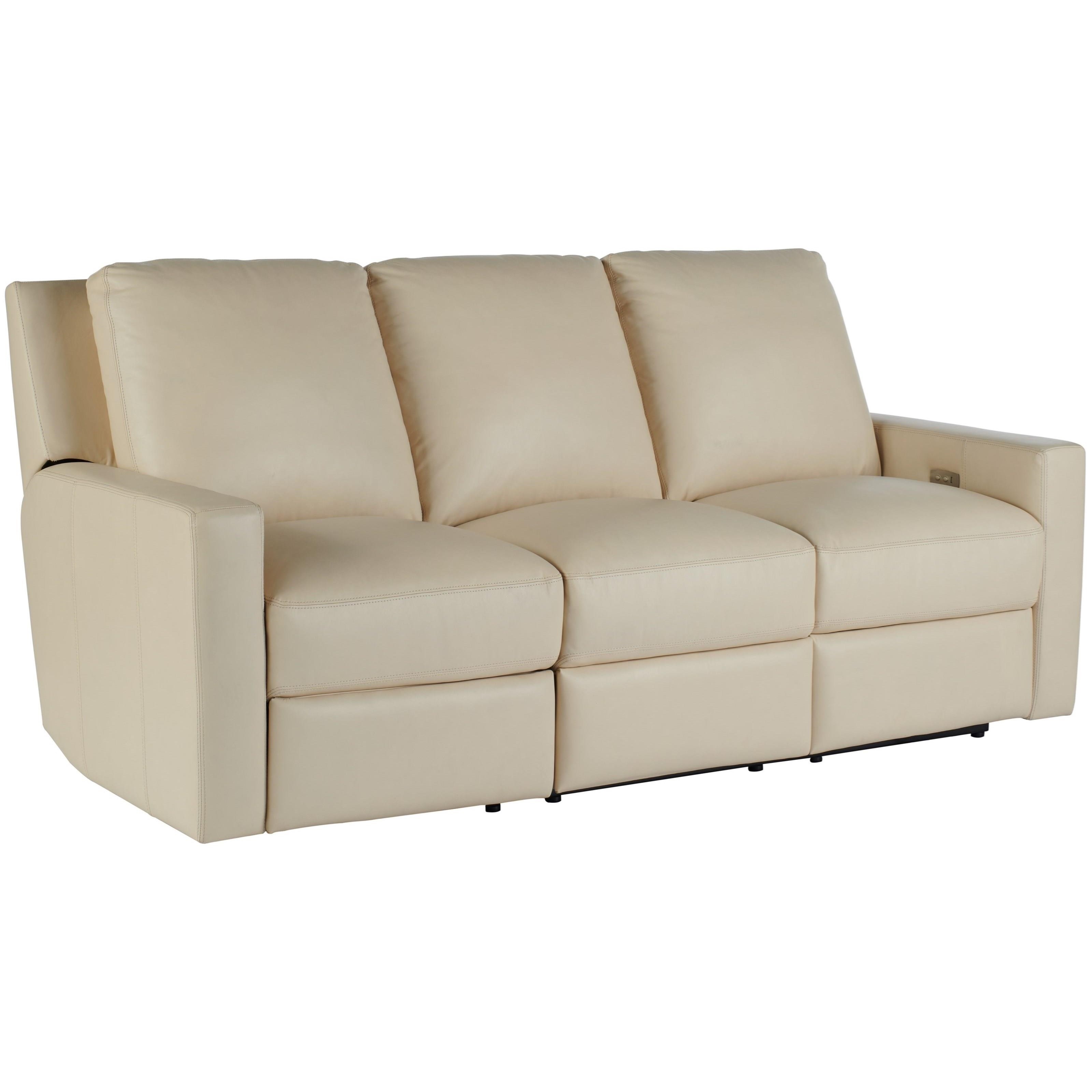Universal Motion Contemporary Carter Motion Sofa With Power Recline | Zak