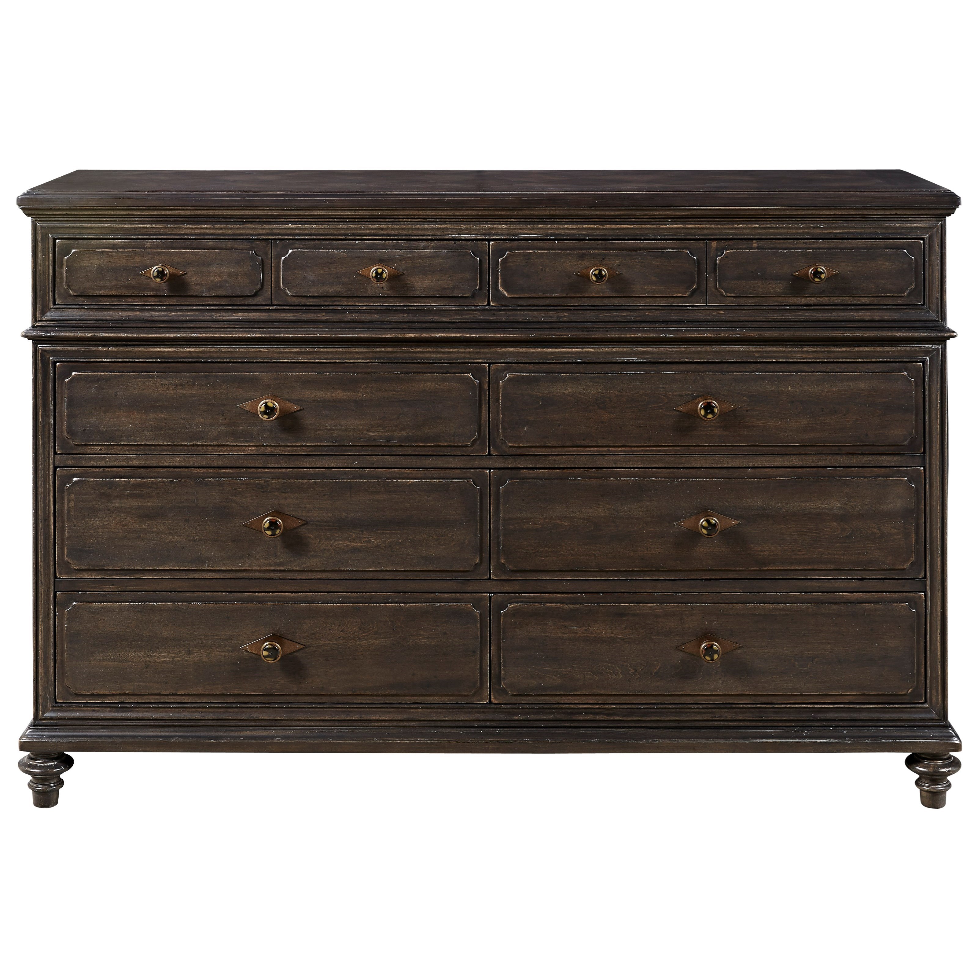 Universal Postscript Button Front Dresser With 8 Drawers Mueller