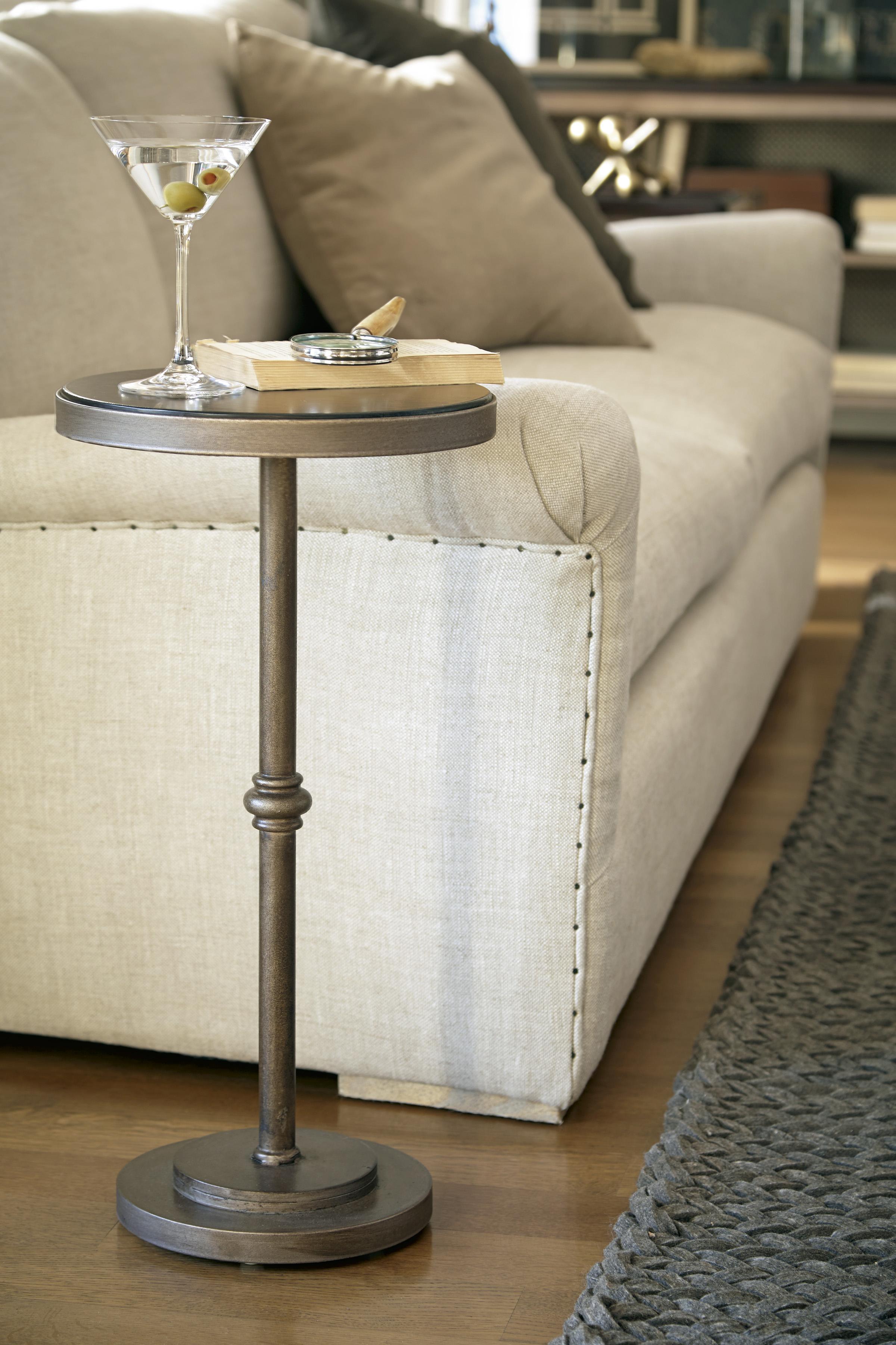 Wittman & Co. Providence The Martini Table with Metal Pedestal Morris