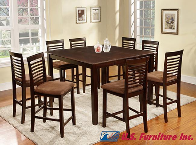 us furniture inc dinette 9 piece pub dining set item number