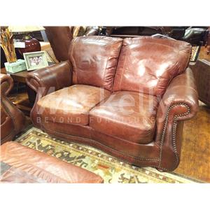 Usa Premium Leather 9055 Love Seat Miskelly Furniture