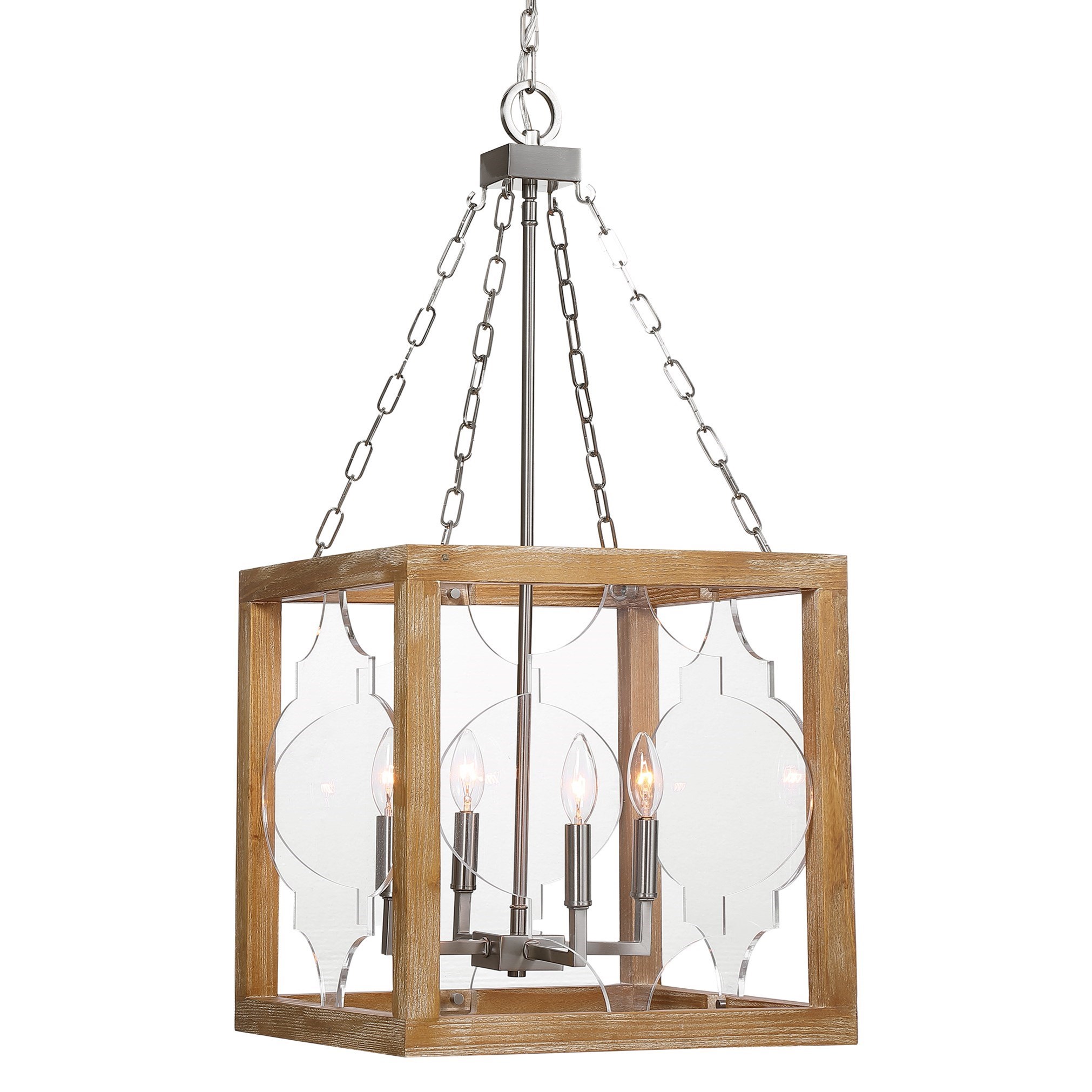 Uttermost Lighting Fixtures Pendant Lights Perspex 4 Light Lantern Pendant Jacksonville Furniture Mart Pendant Lights Chandeliers