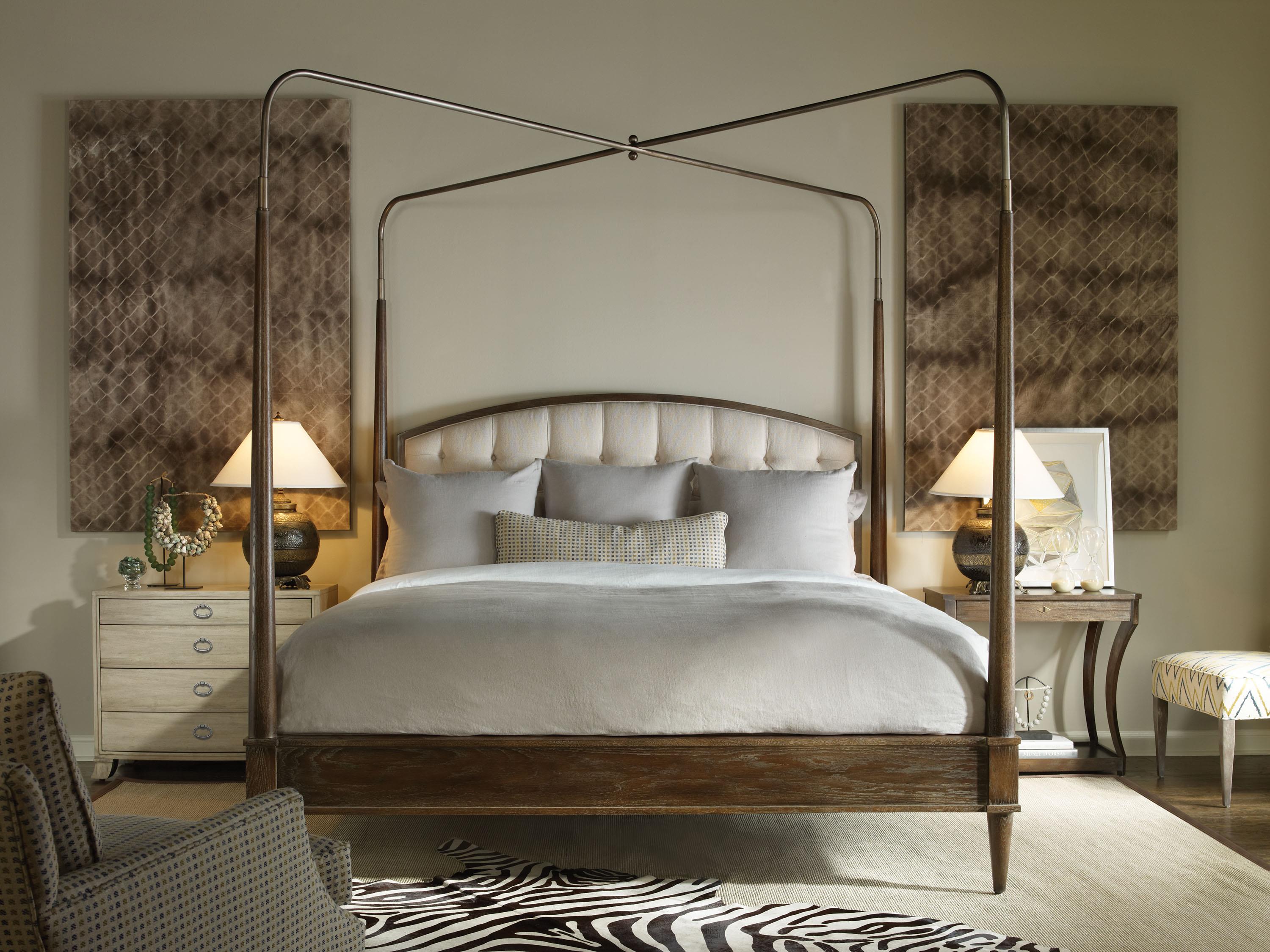 Vanguard Furniture Compendium King Anderkit Bed with Removable Posts and Canopy Belfort