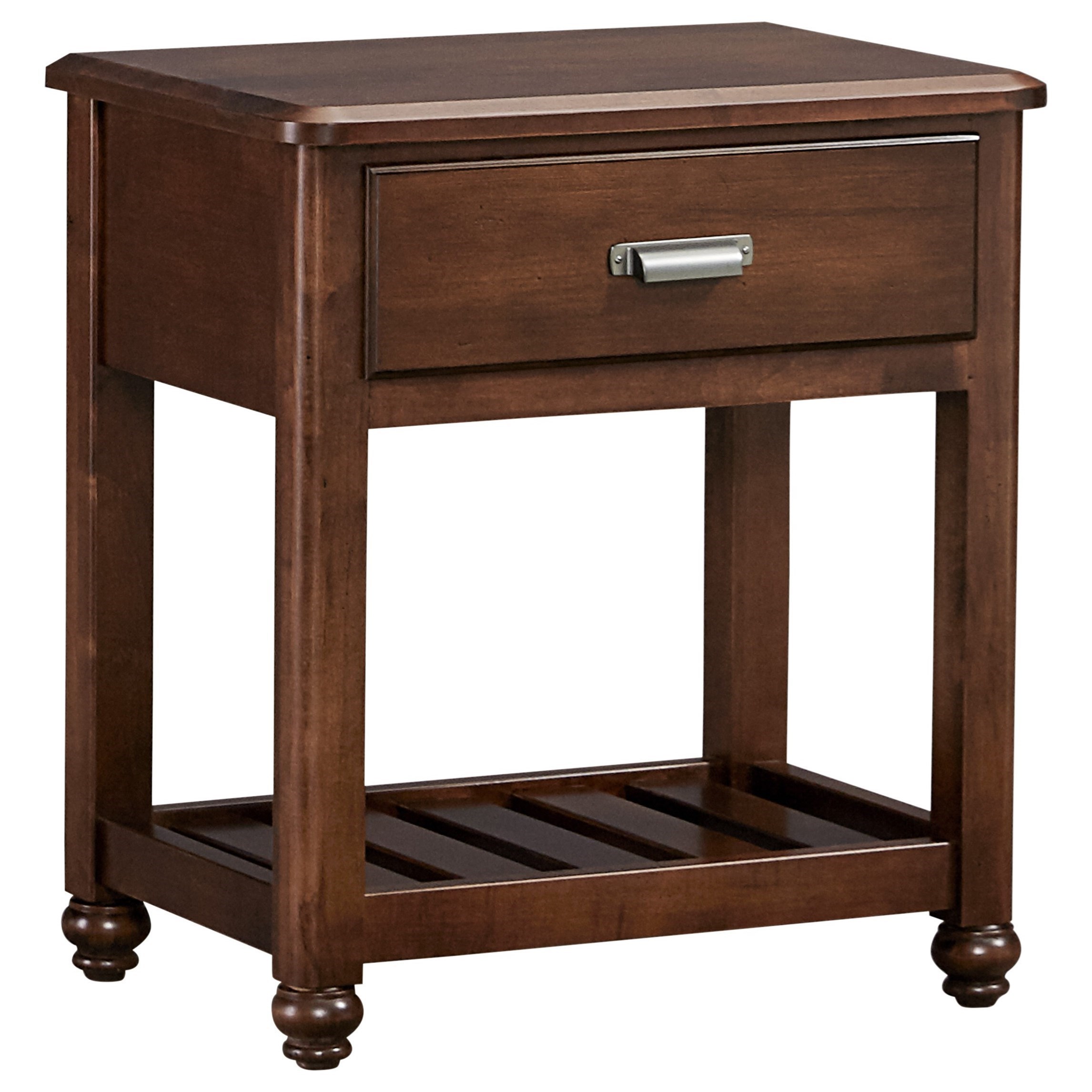 Vaughan Bassett American Maple Solid Wood Night Table 1 Drawer