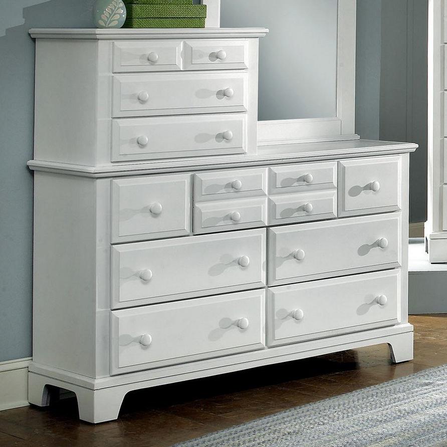 Vaughan Bassett Hamilton Franklin Vanity Dresser with 10 Drawers