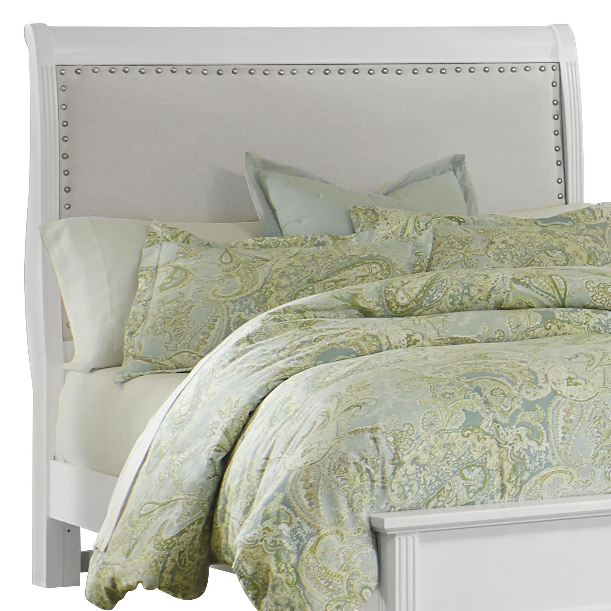 Vaughan Bassett French Market 384553 Queen Upholstered Headboard (Linen) Becker Furniture