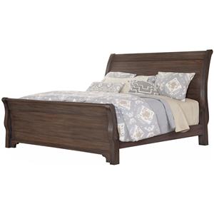 Vaughan Bassett Whiskey Barrel Queen Sleigh Bed