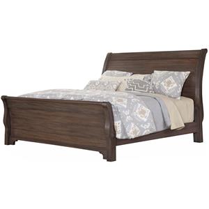 Vaughan Bassett Whiskey Barrel King Sleigh Bed
