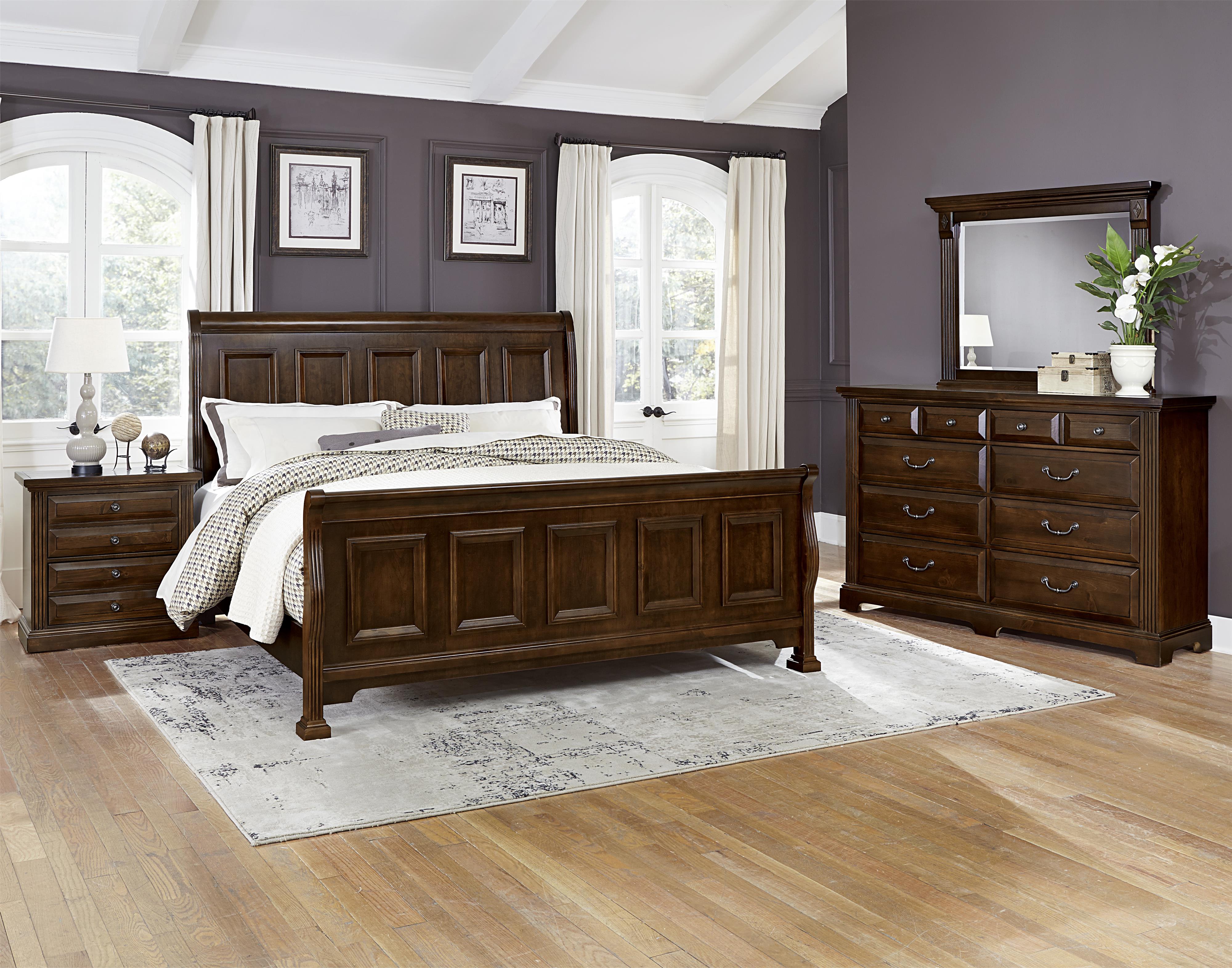 Vaughan Bassett Woodlands King Bedroom Group | Belfort ...