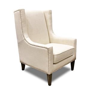 Villa Home Collection Erie Club Chair Erie Ivory Club Chair