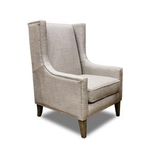 Villa Home Collection Erie Club Chair Erie Gray Club Chair