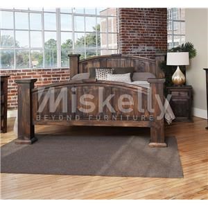 Vintage Empire King Mansion Bed
