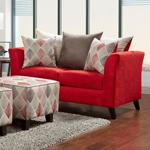 Living Room 1960 washington furniture 1960 contemporary stationary sofa with loose Living Room 1960 washington furniture 1960 contemporary stationary sofa with loose