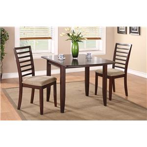Winners Only Brownstone 50" Table and Chair Set
