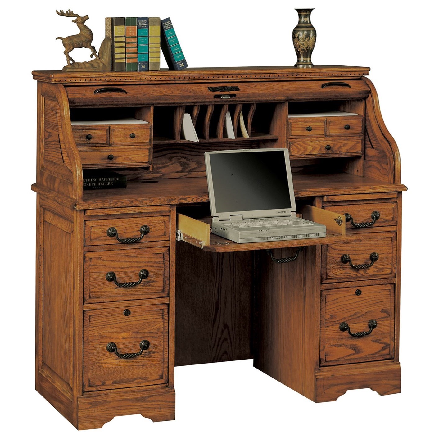 Winners Only Heritage Traditional 48 Roll Top Desk With Locking